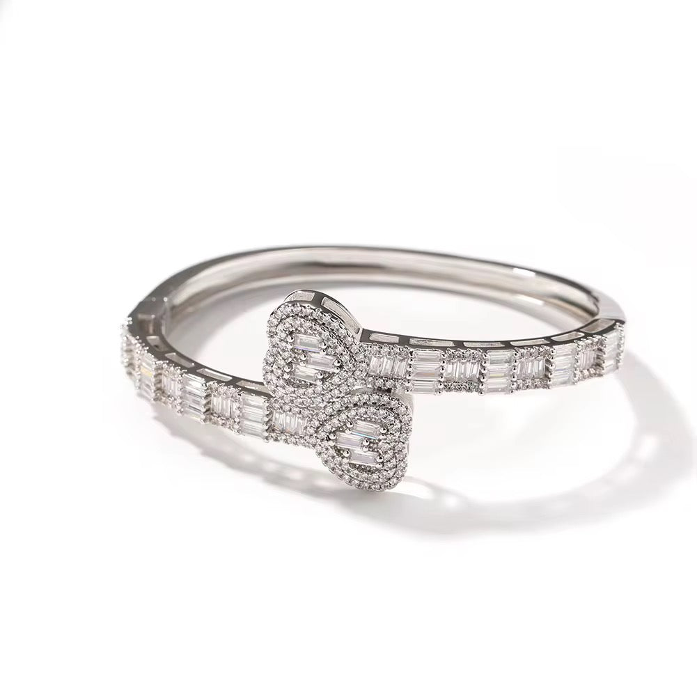 Baguette My Heart bangle bracelet "SILVER" Secondary image